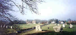 Avebury - perhaps Europe's most impressive
                      stone circles, large enough to house a whole
                      village